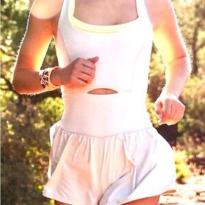FP Movement White onesie; Size S; like new